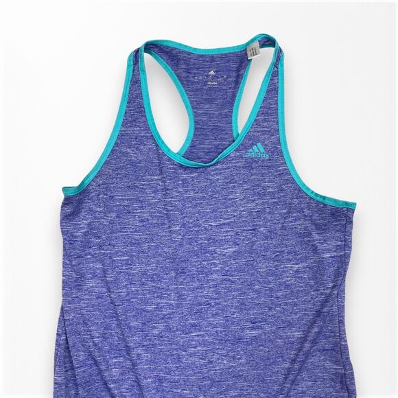 Adidas Climalite Purple‎ Blue Racerback Tank Size Small - Picture 3 of 7